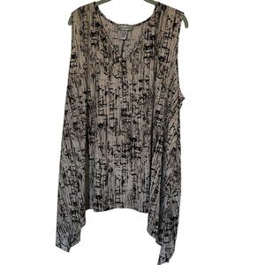 Catherine’s Pull-over Sleeveless Top Size 3X (26/28W)